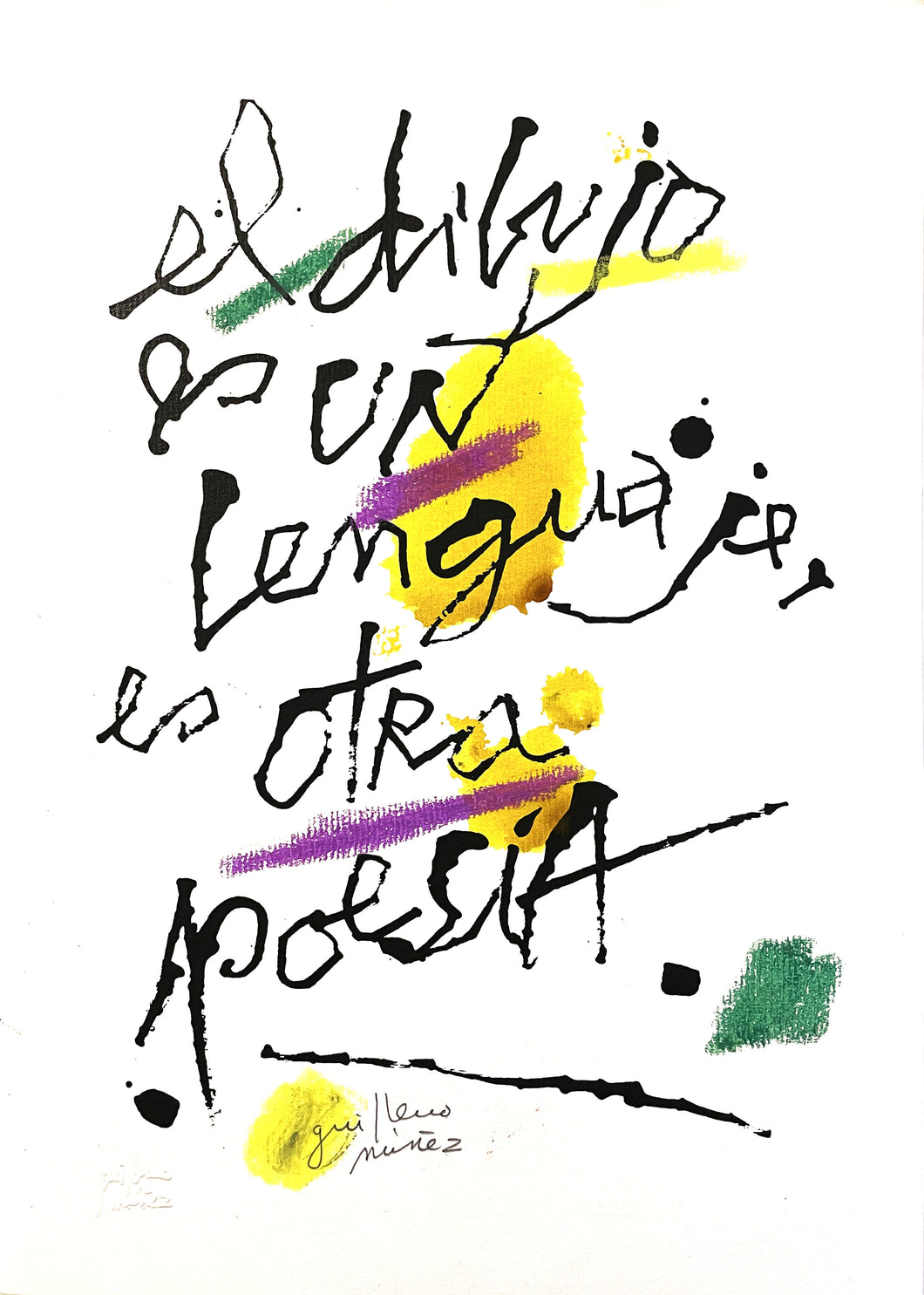 Guillermo Núñez | El dibujo es un lenguaje es otra poesía