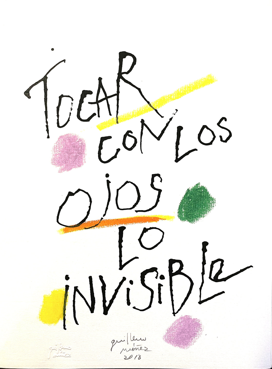 Guillermo Núñez | Tocar con los ojos lo invisible